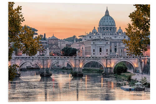 Foam board print Autumn in Rome