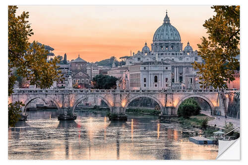 Adesivo murale Autunno a Roma