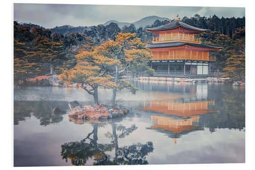 Hartschaumbild Morgen in Kyoto