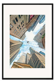 Gerahmter Kunstdruck Wall Street