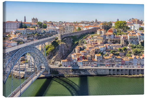 Tableau sur toile Dom Luis I Bridge