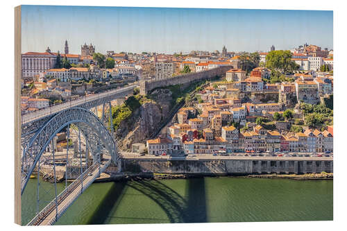 Holzbild Dom Luis I Bridge