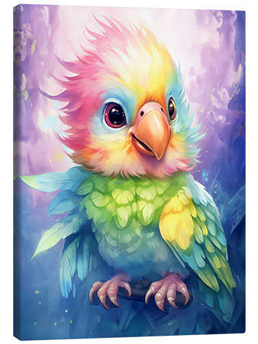 Canvas print Cheeky parrot