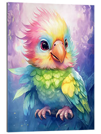 Tableau en plexi-alu Cheeky parrot