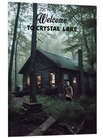 Tableau en PVC Welcome to Crystal Lake