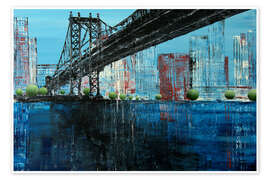 Kunstwerk  Brooklyn Bridge, New York - Gerhard Kraus