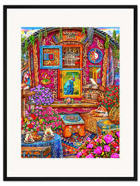 Gerahmter Kunstdruck Caravan