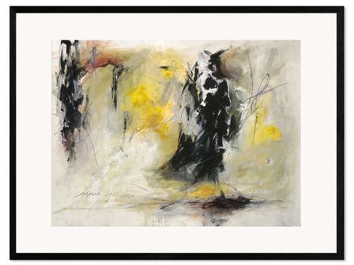 Framed art print Don't Yellow at Me