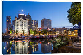 Leinwandbild Oude Haven und Witte Huis, Rotterdam