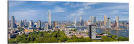 Aluminium print Rotterdam Panorama from Euromast