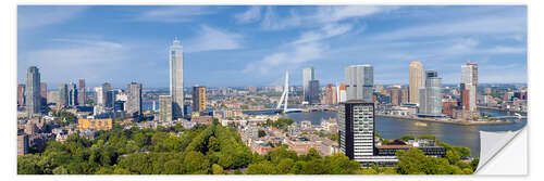 Wall sticker Rotterdam Panorama from Euromast