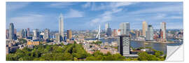 Wall sticker Rotterdam Panorama from Euromast