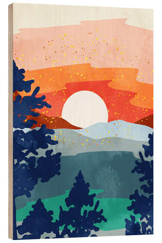 Obraz na drewnie A Magical Sunset