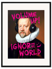 Gerahmter Kunstdruck Volume Up!