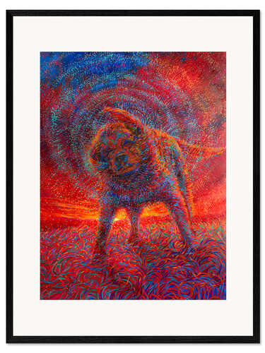 Impression artistique encadrée Shakin Off the Sunset