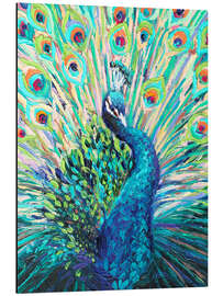 Aluminium print Pavo Real Peacock