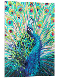 Foam board print Pavo Real Peacock