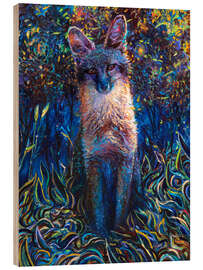 Wood print Equinox - Iris Scott