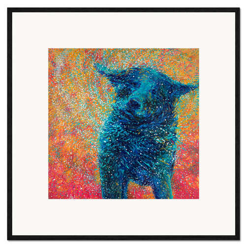 Impression artistique encadrée Big Dog Shake