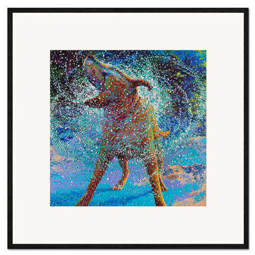 Framed art print Swimin' in Ice
