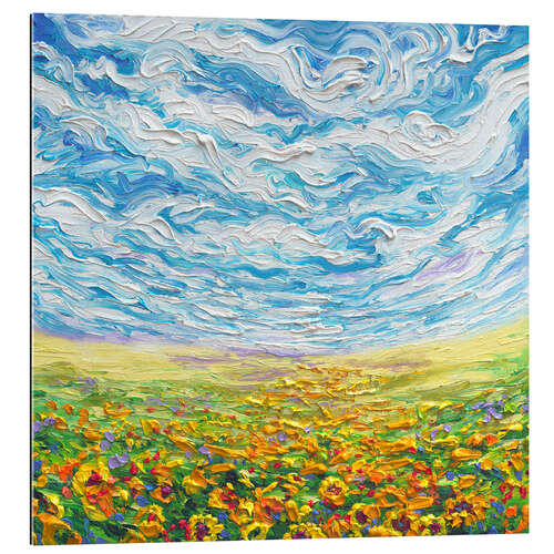 Gallery print Big Sky Small Sunflowers