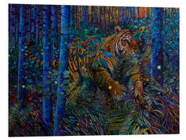 Tableau en PVC Tiger Fire