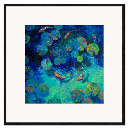 Framed art print Taiwanese Blue