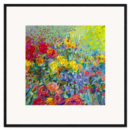 Framed art print Wild Roses