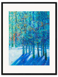 Stampa artistica con cornice Neve fresca