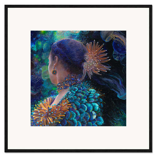 Impression artistique encadrée Lady Anemone