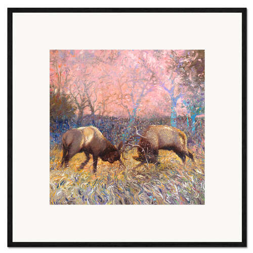 Stampa artistica con cornice Deer Rut