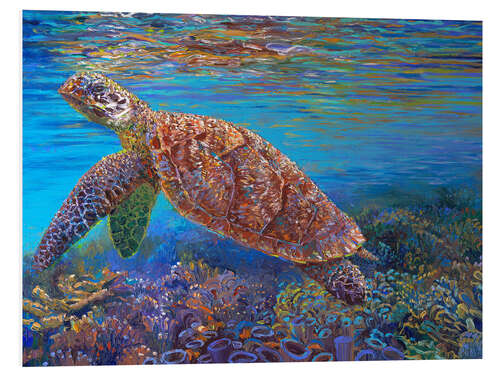 Tableau en PVC Hawksbill Turtle