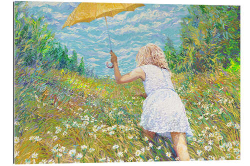 Gallery print Francesca - Girl in the Spring Meadow