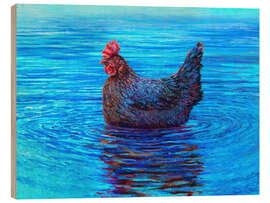 Wood print Sea Hen