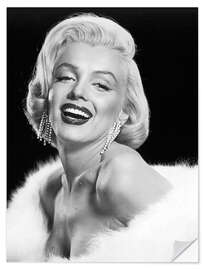 Wall sticker Marilyn Smiling