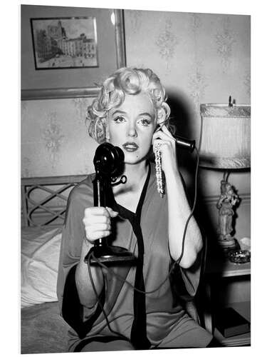 PVC-tavla Marilyn on the Phone