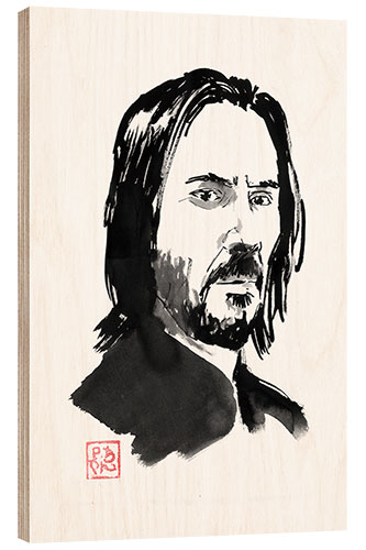 Tableau en bois John Wick