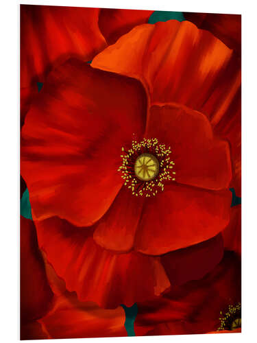 Tableau en PVC Poppy Power