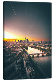 Canvas print  Frankfurt am Main, Riverside Skyline - Jan Wehnert
