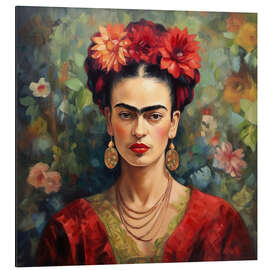 Magnettafel Frida Kahlo Vintage