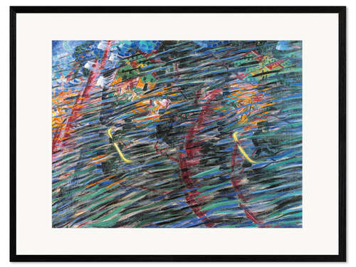 Impresión de arte enmarcada States of Mind 1910 - Those Who Go I