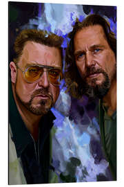 Aluminium print The Dude and Walter - The Big Lebowski