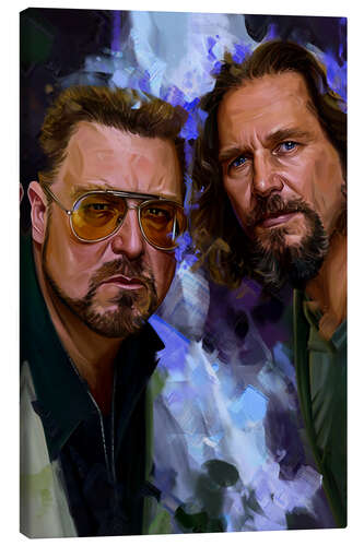 Quadro em tela The Dude and Walter - The Big Lebowski