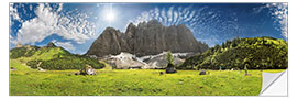 Sisustustarra Valley in Front of Laliderer Mountains