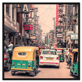 Gerahmter Kunstdruck New Delhi