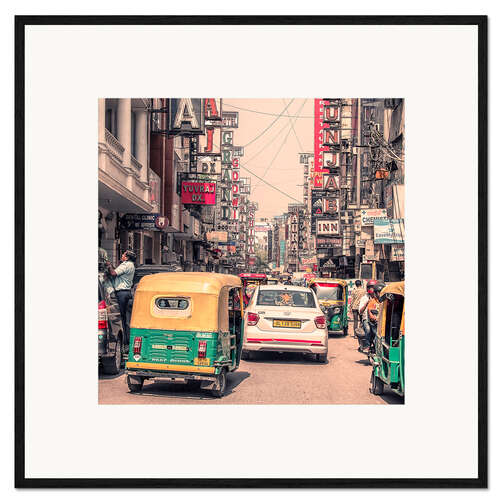 Gerahmter Kunstdruck New Delhi