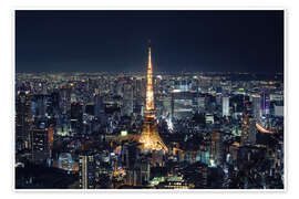 Plakat Tokyo By Night