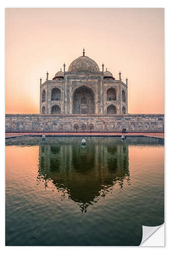 Vinilo para la pared Taj Mahal Reflection