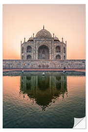 Vinilo para la pared Taj Mahal Reflection