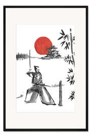 Gerahmter Kunstdruck Iaido